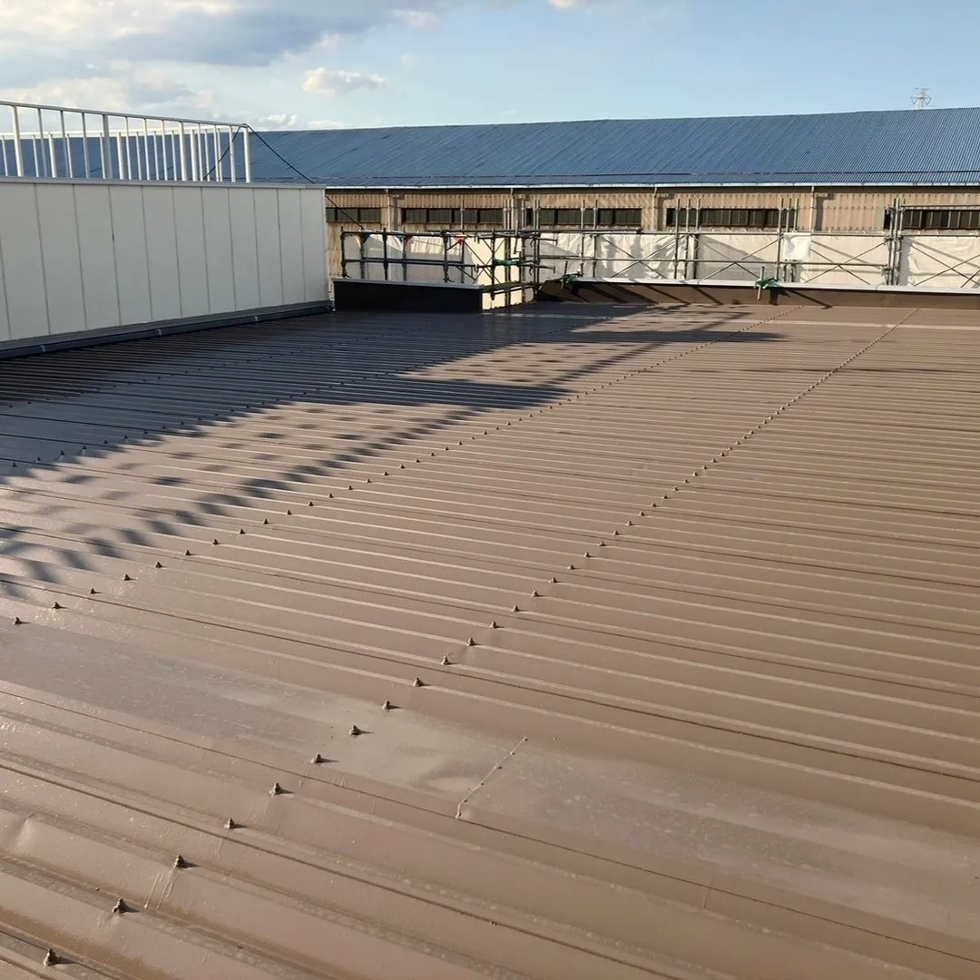 千葉県工場 折半屋根 遮熱塗装